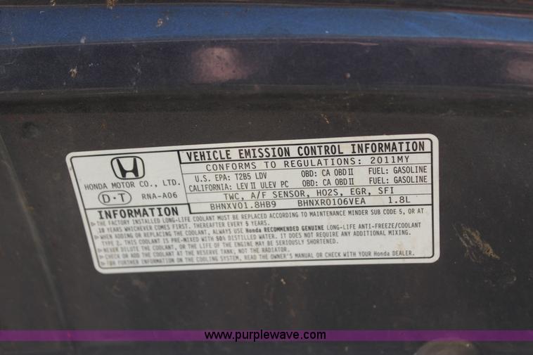 image for item J7689 2011 Honda Civic
