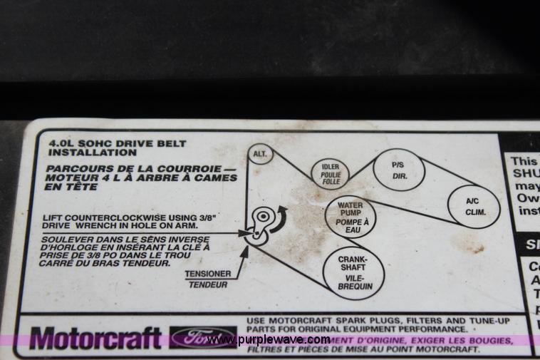 image for item J7690 2001 Ford Explorer Sport SUV