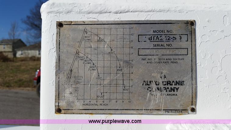 image for item K5333 2008 Ford F350 Super Duty utility truck with crane