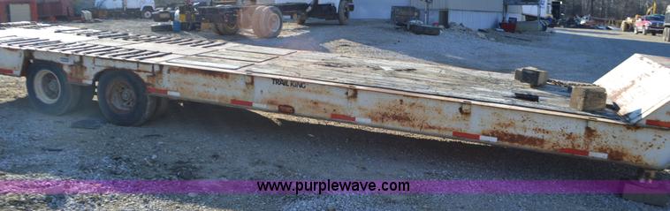 image for item K5341 1981 Trail King hydra-tail equipment trailer