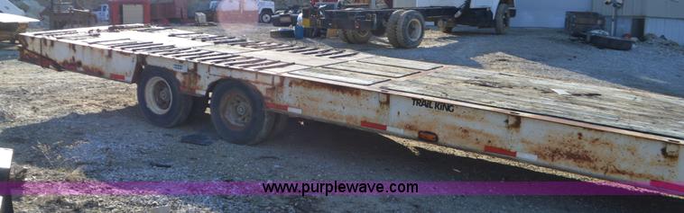 image for item K5341 1981 Trail King hydra-tail equipment trailer