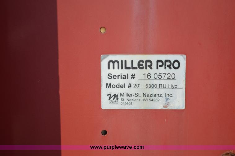 image for item K5346 Miller Pro 205300 RU silage bed