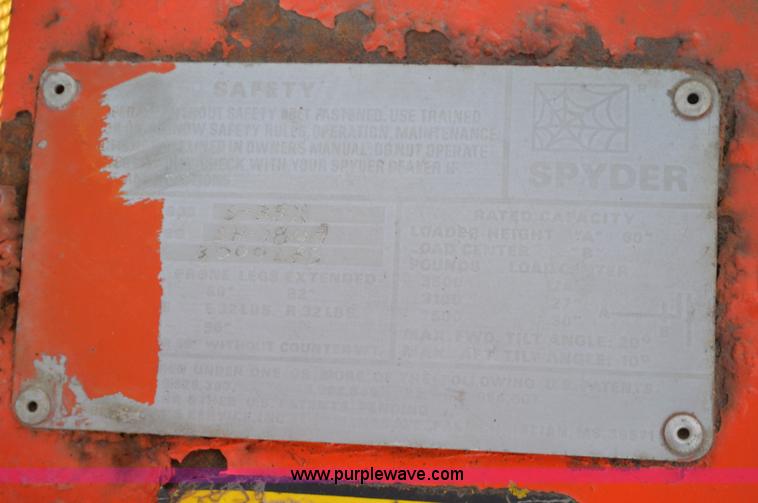 image for item K5359 Spyder forklift