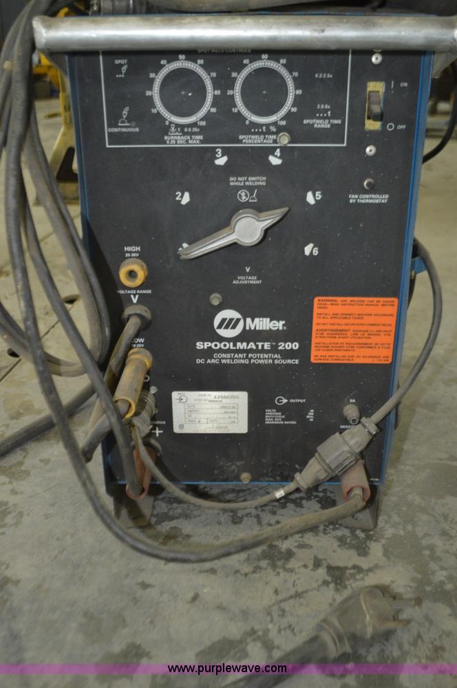 image for item K5362 Miller Spoolmate 200 welder