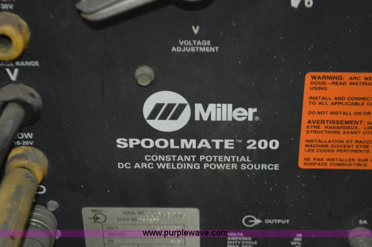 image for item K5362 Miller Spoolmate 200 welder