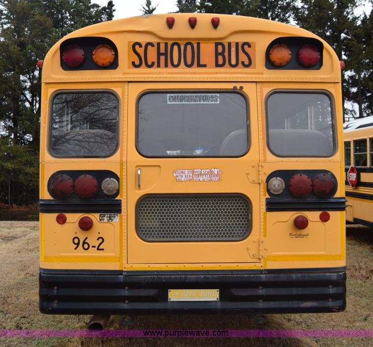 image for item L1198 1997 GMC Blue Bird school bus