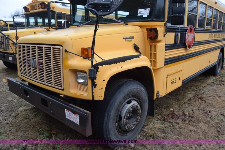 image for item L1198 1997 GMC Blue Bird school bus