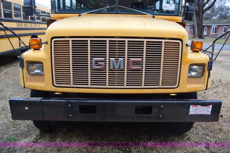 image for item L1198 1997 GMC Blue Bird school bus