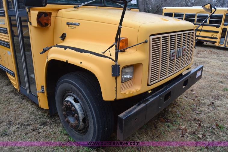 image for item L1198 1997 GMC Blue Bird school bus