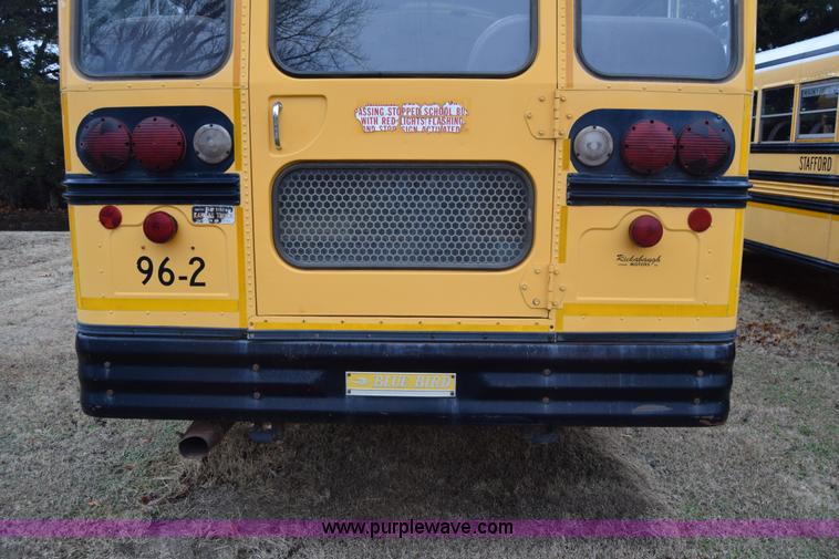 image for item L1198 1997 GMC Blue Bird school bus