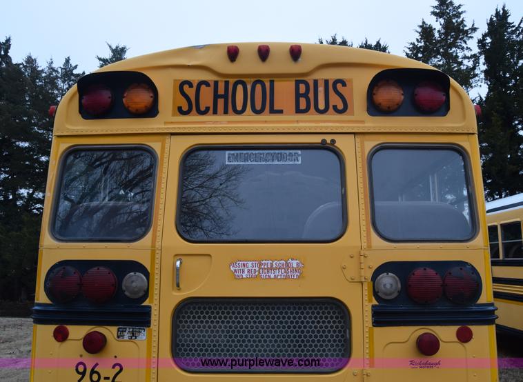 image for item L1198 1997 GMC Blue Bird school bus