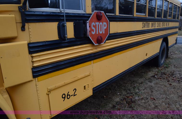 image for item L1198 1997 GMC Blue Bird school bus