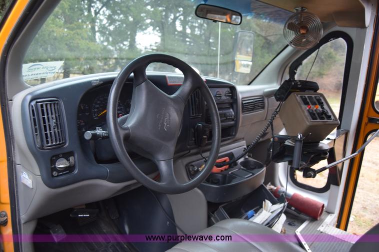 image for item L1199 2000 Chevrolet Express 3500 Cargo school bus