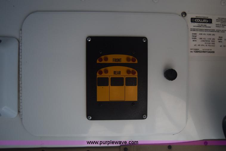 image for item L1199 2000 Chevrolet Express 3500 Cargo school bus