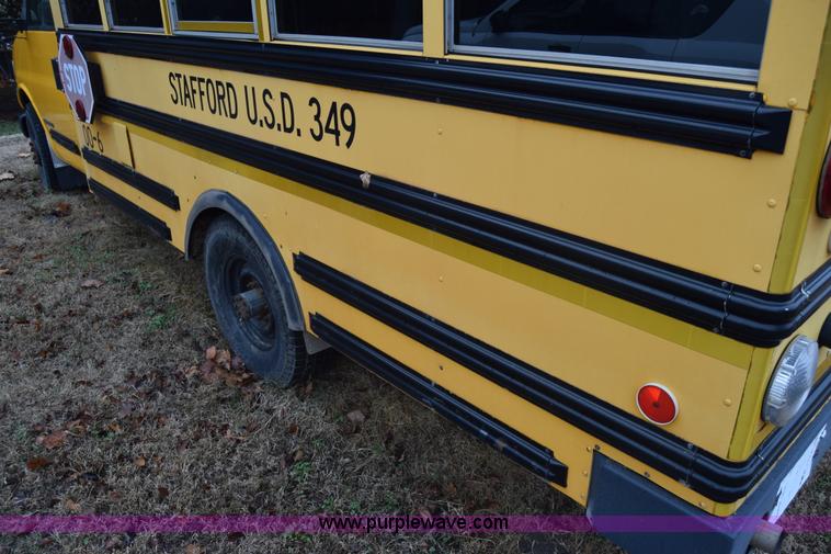 image for item L1199 2000 Chevrolet Express 3500 Cargo school bus