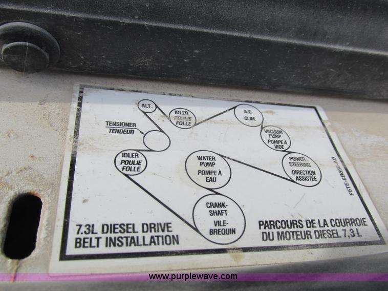 image for item L4229 1997 Ford F350 flatbed pickup truck