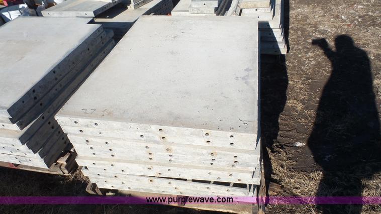 image for item BF9225 Wall-Ties and Forms aluminum concrete form panels