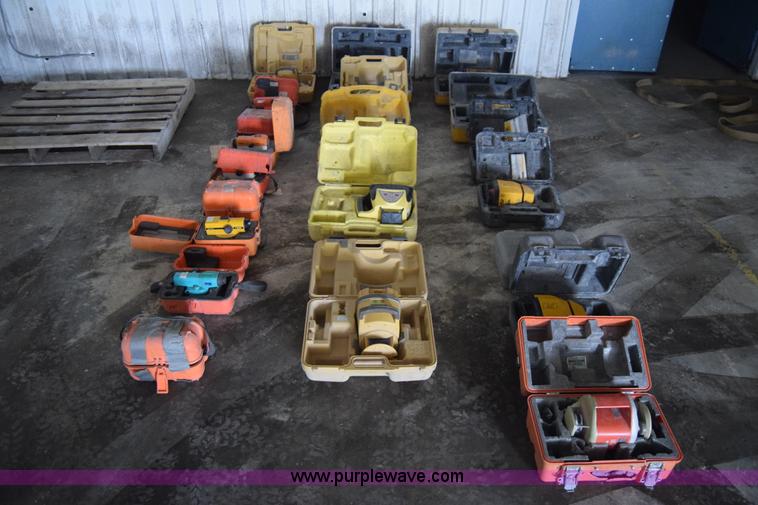 image for item BK9760 (21) assorted laser levels