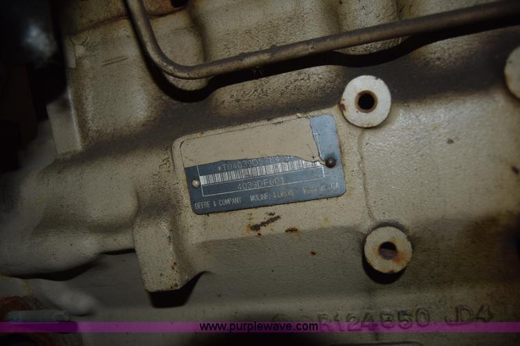 image for item BK9761 John Deere 4039DF001 four cylinder diesel engine