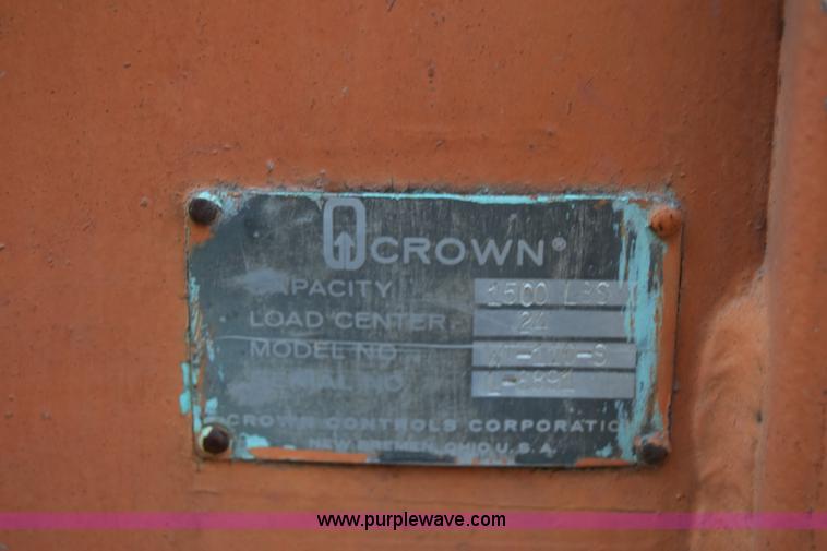 image for item BO9580 Crown WT-110-5 material handler