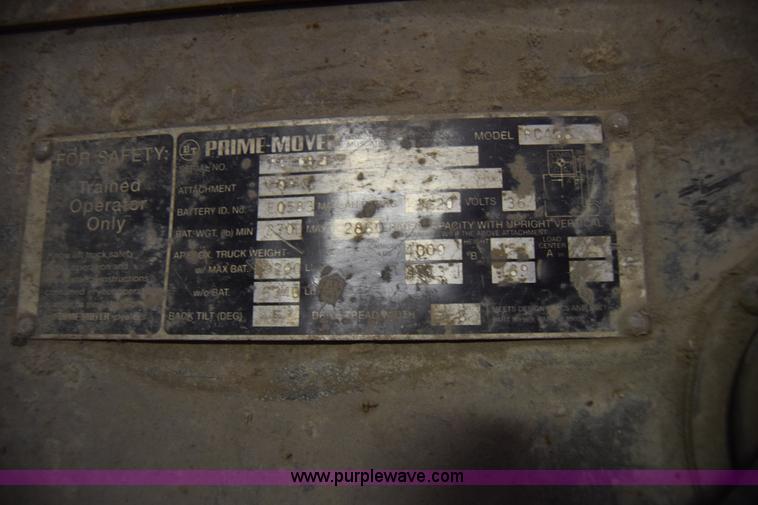 image for item BO9583 Prime Mover RC40 forklift