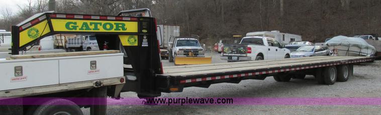 image for item BS9902 2015 Gatormade equipment trailer