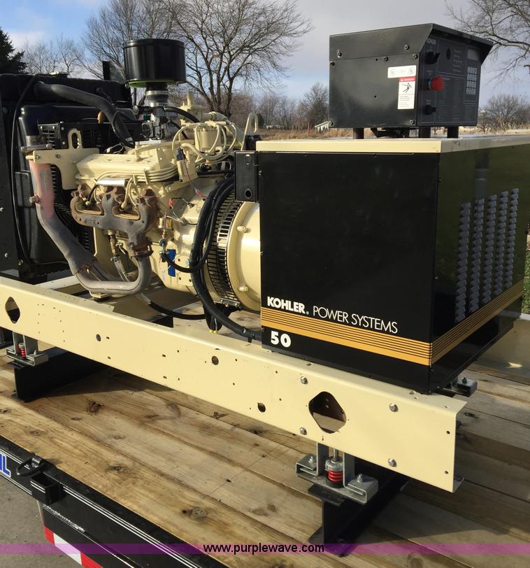 image for item E1489 2008 Kohler 50RZG generator