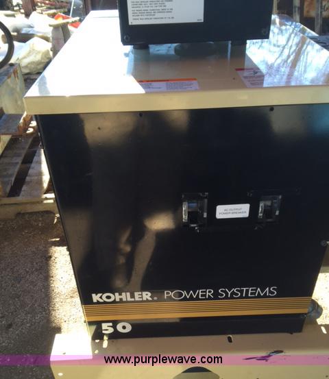 image for item E1489 2008 Kohler 50RZG generator