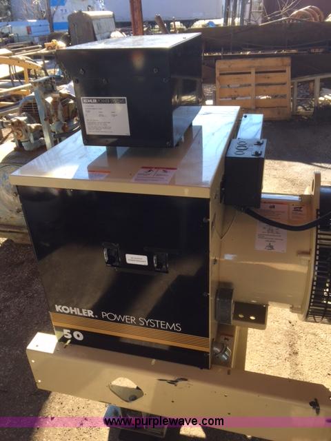 image for item E1489 2008 Kohler 50RZG generator