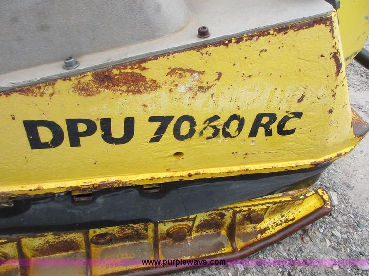image for item I1773 1998 Wacker DPU7060RC compactor