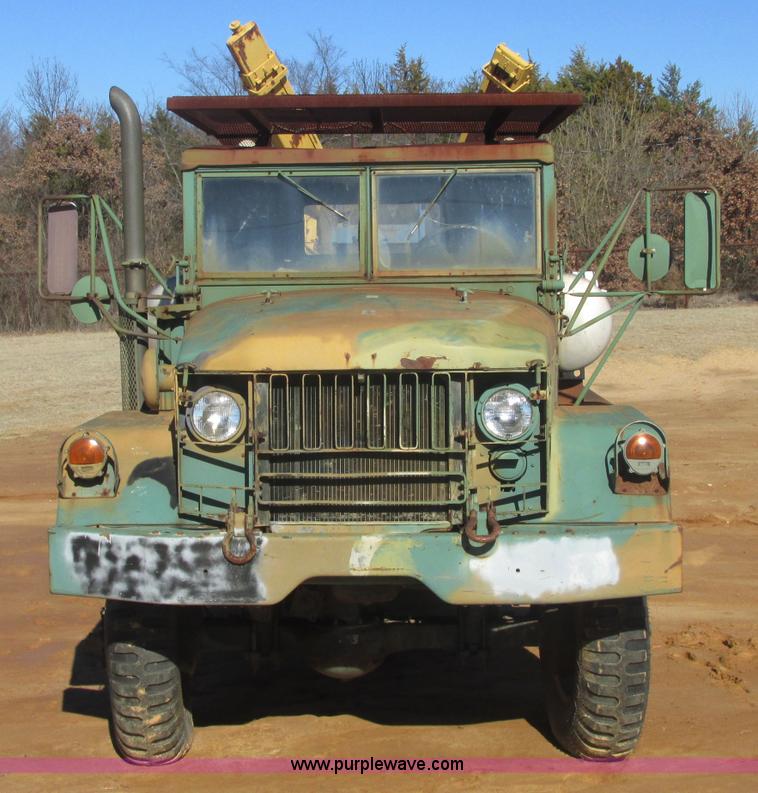 image for item J2327 1978 GMC M35A2 truck with tree transplanter