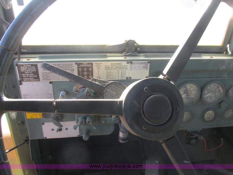 image for item J2327 1978 GMC M35A2 truck with tree transplanter