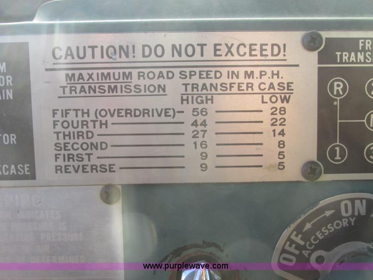 image for item J2327 1978 GMC M35A2 truck with tree transplanter