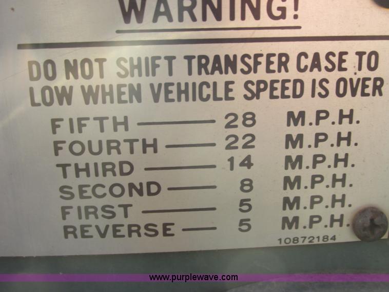 image for item J2327 1978 GMC M35A2 truck with tree transplanter