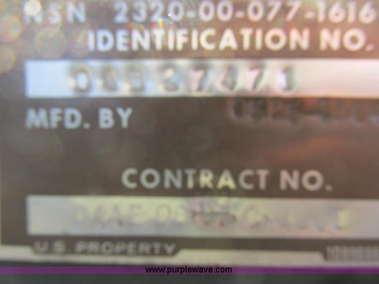 image for item J2327 1978 GMC M35A2 truck with tree transplanter