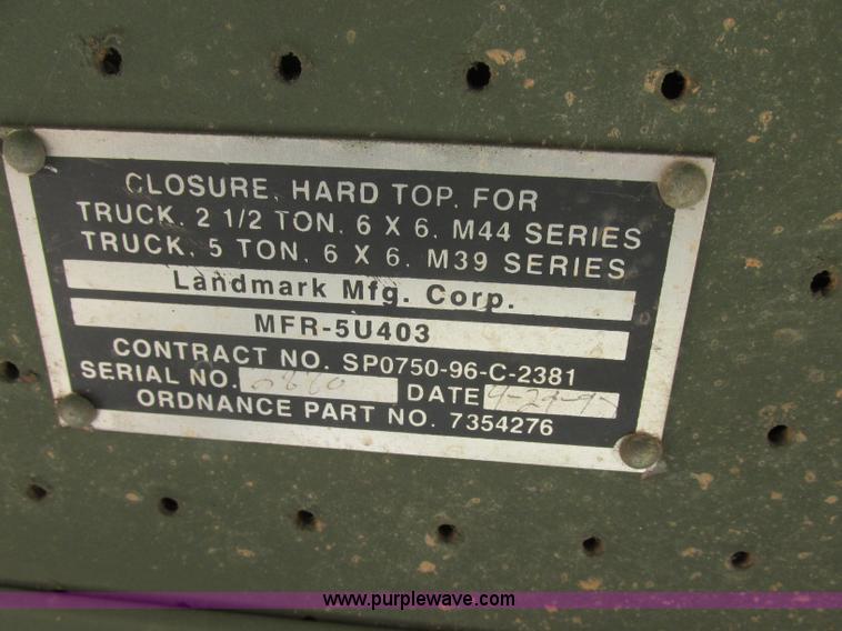 image for item J2327 1978 GMC M35A2 truck with tree transplanter