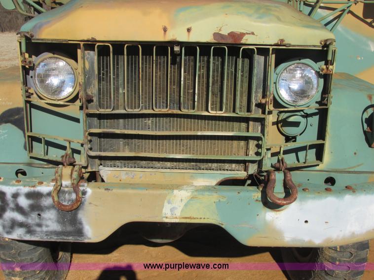 image for item J2327 1978 GMC M35A2 truck with tree transplanter