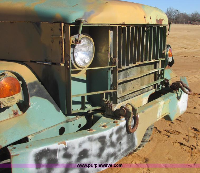 image for item J2327 1978 GMC M35A2 truck with tree transplanter