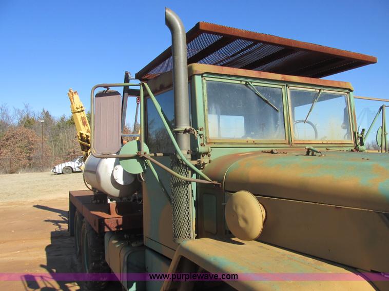 image for item J2327 1978 GMC M35A2 truck with tree transplanter