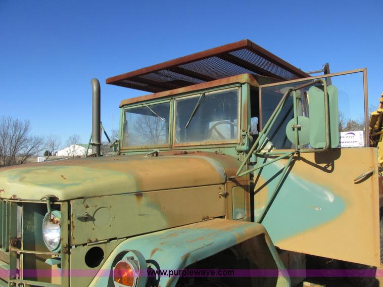 image for item J2327 1978 GMC M35A2 truck with tree transplanter