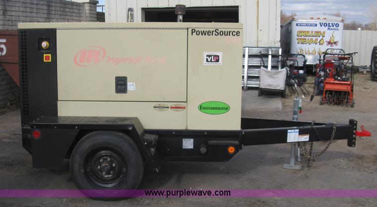 image for item J2974 2008 Ingersoll Rand Power Source G40 generator