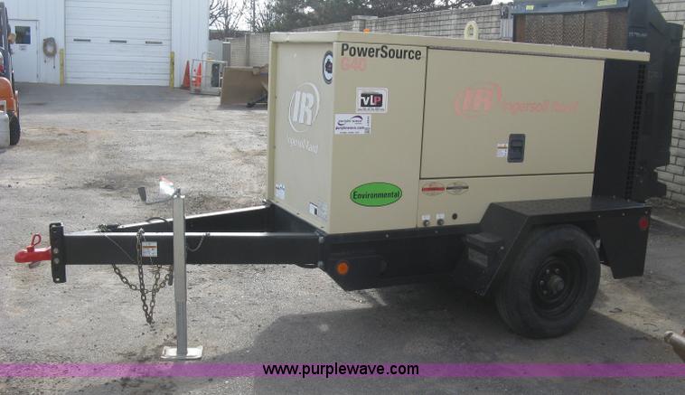 image for item J2974 2008 Ingersoll Rand Power Source G40 generator