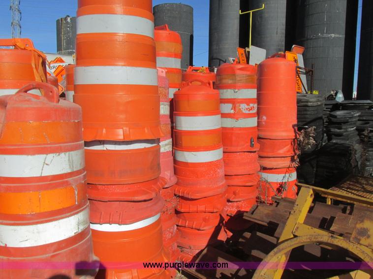 image for item K5225 Approximately 150 traffic control barrels