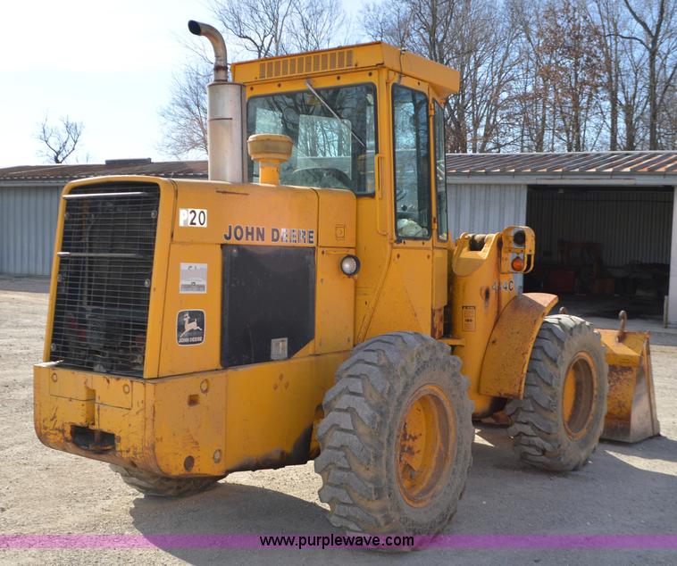 image for item K5364 1983 John Deere 444C wheel loader