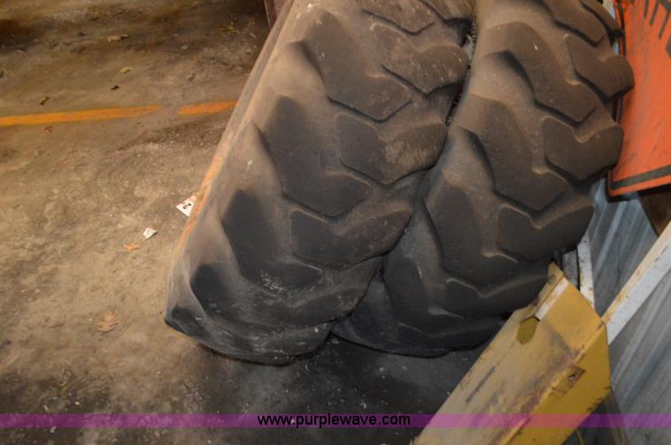 image for item K5366 (2) Case motor grader tires and wheels