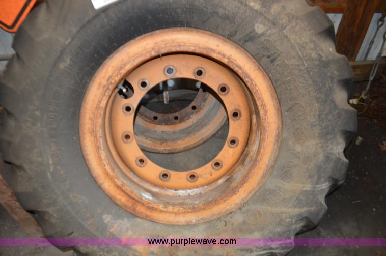 image for item K5366 (2) Case motor grader tires and wheels