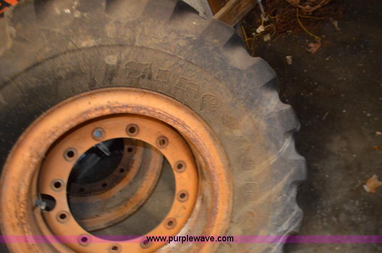 image for item K5366 (2) Case motor grader tires and wheels