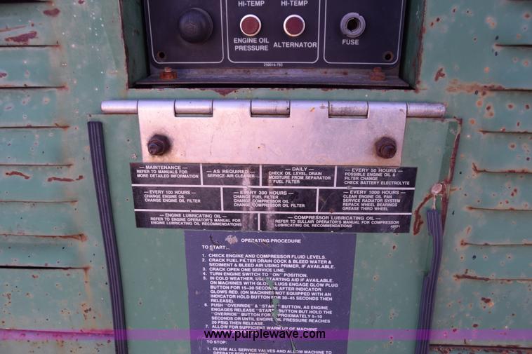 image for item L1179 Sullair 125Q air compressor