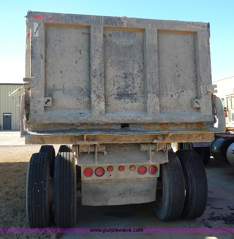 image for item L3624 1998 Hilbilt end dump trailer