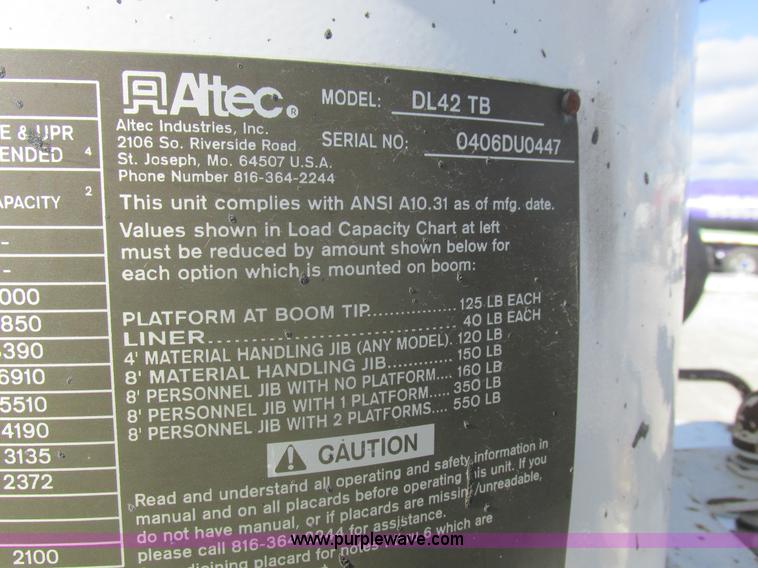 image for item L4222 2007 Freightliner Business Class M2 digger derrick truck